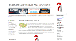 Desktop Screenshot of foodstampoffice.us