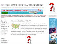 Tablet Screenshot of foodstampoffice.us